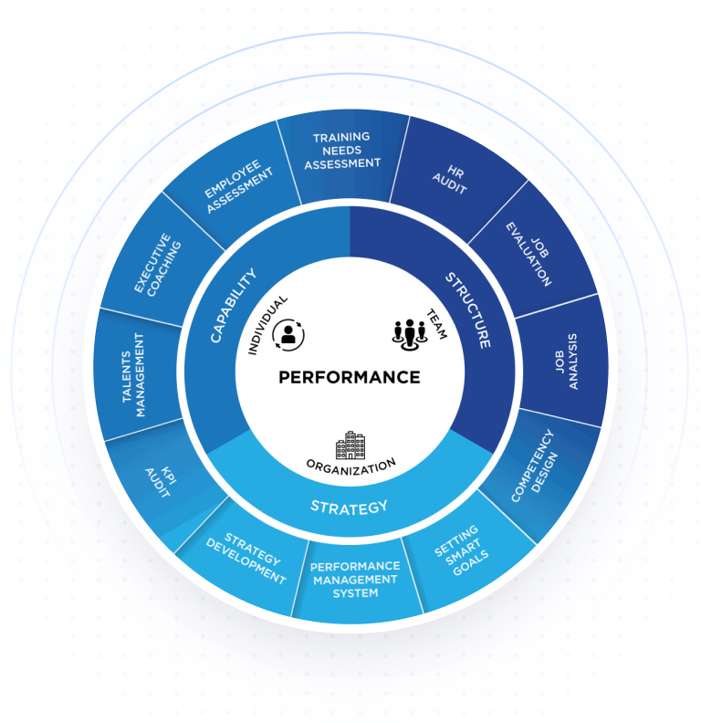خدمات شاملة لرأس المال البشري والاستراتيجية